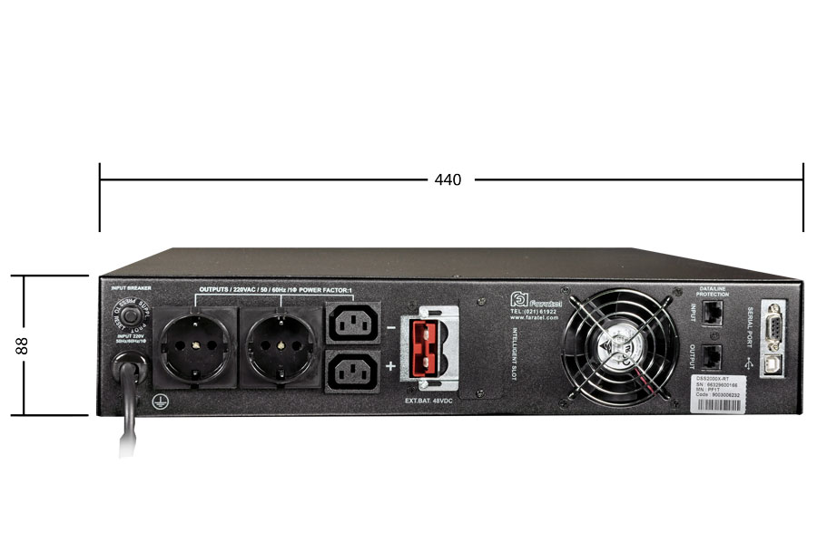 یو پی اس UPS فاراتلDSS مدل DSS2000X-RT